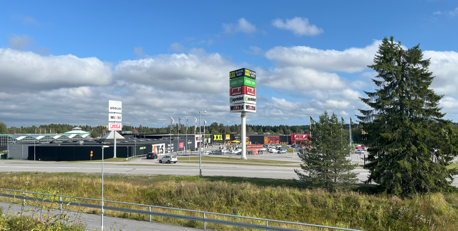 Stores at Ersboda shopping area