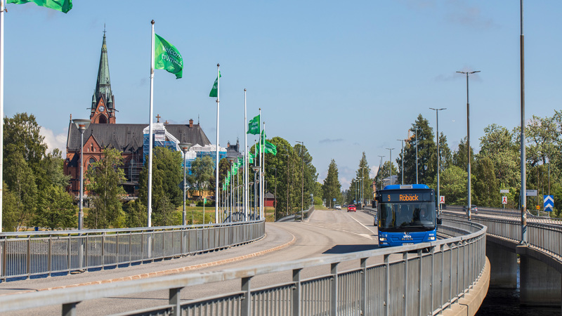 Buss på linje 9