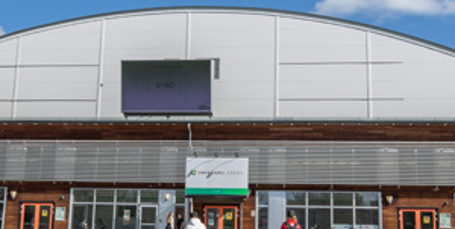 Sports centre from the outside