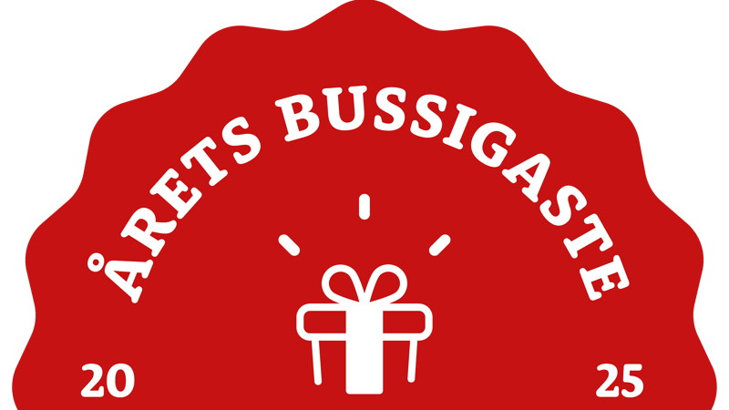 Sigill med texten årets bussigaste julklapp 2025